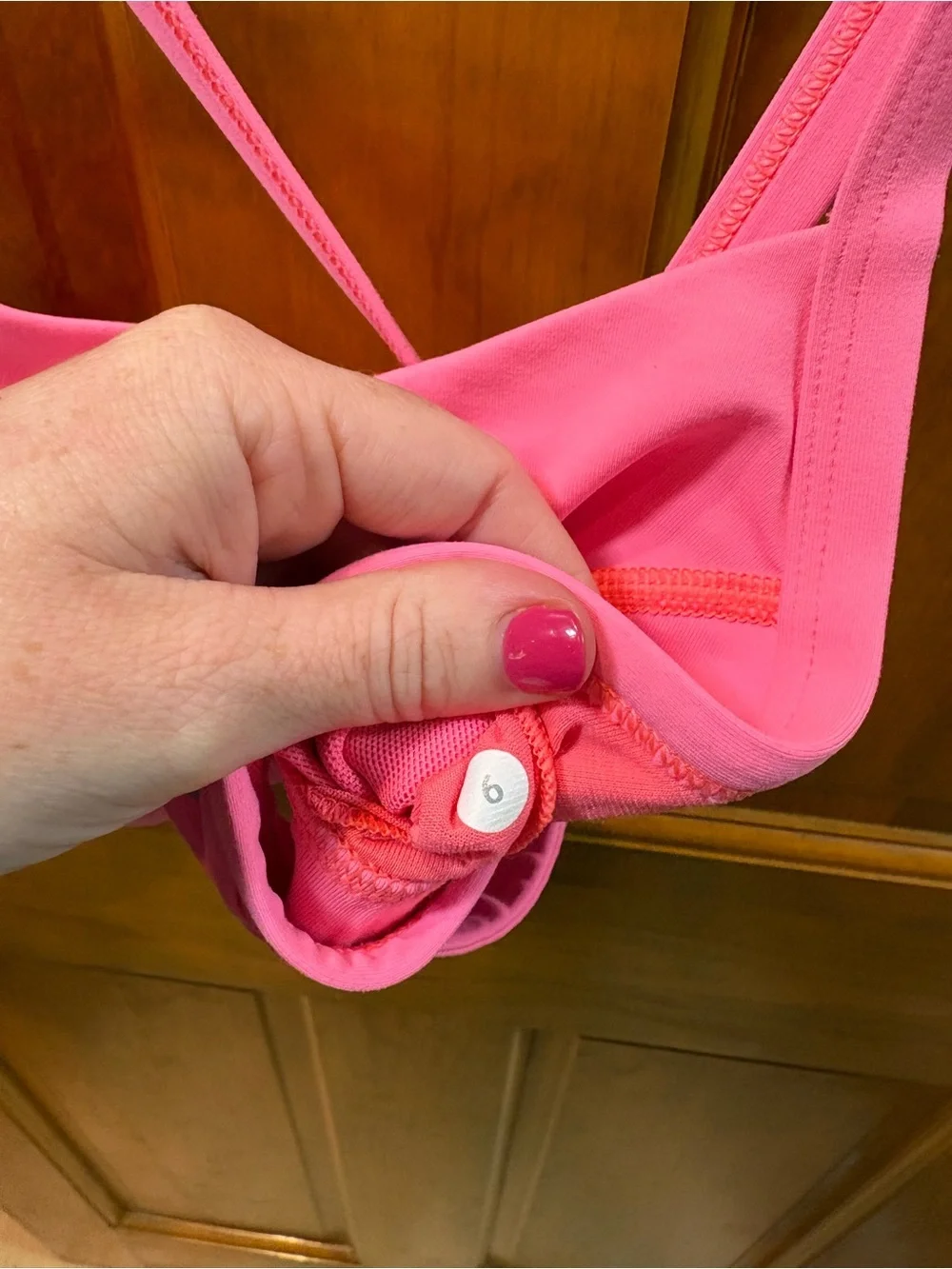 Lululemon Women’s Rise and Run Bra Flash Light Size 6
